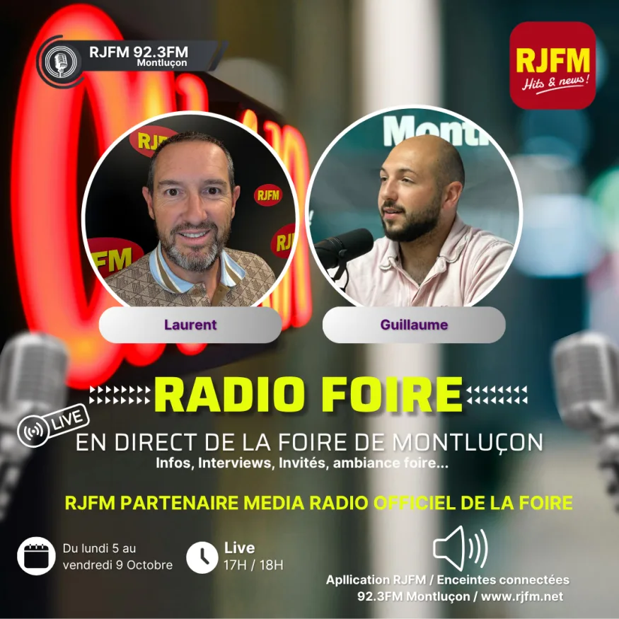 RADIO FOIRE vendredi 9 octobre 2026